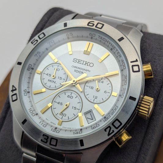 Seiko Quartz Chronograph 6T63-00E0