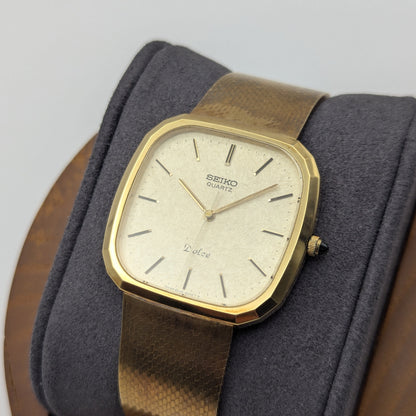 Seiko Quartz Dolce 6030-5200 Gold Flake