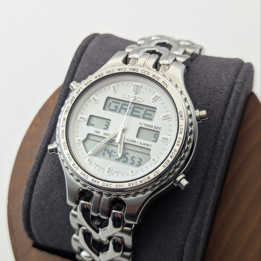 Seiko World Time Ana-Digi H021-8050